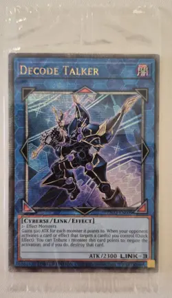 YuGiOh Decode Talker Quarter Century Secret Rare TN23-EN009 Sealed - Image 1