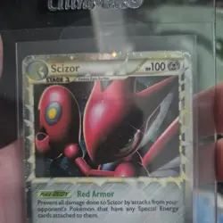 Pokemon Scizor Prime 84/90 HS Undaunted Holo Ultra Rare Card - Image 2