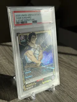 Yami Sukehiro 2 Star Signature PSA 10 Union Arena Black Clover - Image 2