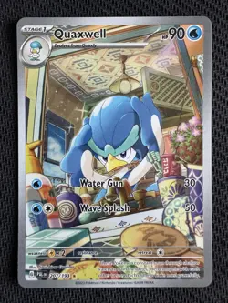 Quaxwell 207/193 | Illustration Rare | Paldea Evolved NM Pokemon Card - Image 1