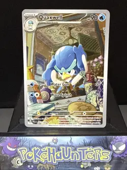 Pokemon Card Quaxwell 207/193 Paldea Evolved Illustration Rare Near Mint - Image 1