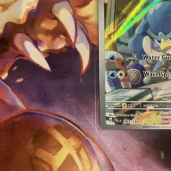 Quaxwell 207/193 Illustration Rare IR Paldea Evolved Pokemon Card LP Corner DMG - Image 2