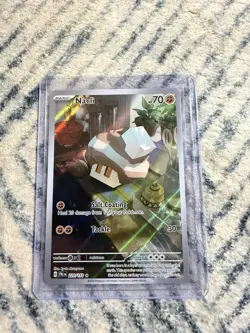 Pokemon TCG Nacli 220/193 Paldea Evolved Illustration Rare Holo Card - Image 1