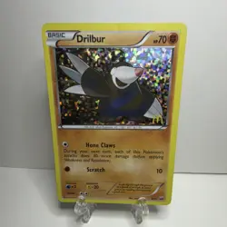 Pokemon Drilbur 8/12 McDonald's 2012 Promo Holo English Basic 70HP Card - Image 1