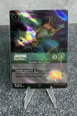 Disney Lorcana TCG Ursula's Return Jasmine Desert Warrior Enchanted Card 212/204 - Image 2