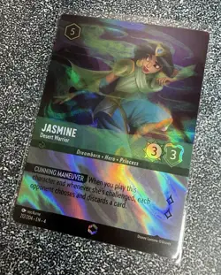 Disney Lorcana TCG Ursula's Return Jasmine Desert Warrior Enchanted Card 212/204 - Image 5