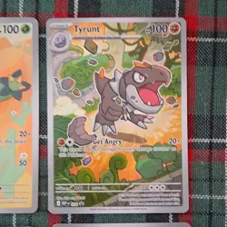 Pokemon TCG Maractus Tyrunt Exeggutor Drapion Holo Lot of 4 English 2025 Cards - Image 3