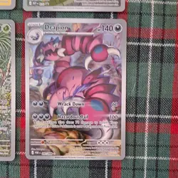 Pokemon TCG Maractus Tyrunt Exeggutor Drapion Holo Lot of 4 English 2025 Cards - Image 4