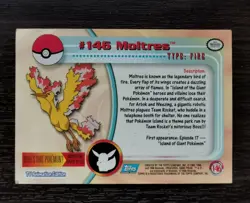 2000 Topps Pokemon TV Animation Series 3 Moltres #146 Card Game - Image 1