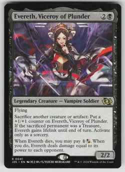 Evereth, Viceroy of Plunder (Anime) Normal R Foundations Jumpstart 41 NM - Image 1