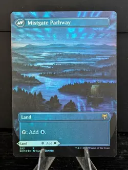 Hengegate Pathway/Mistgate Pathway (Borderless) Kaldheim Foil - Image 2