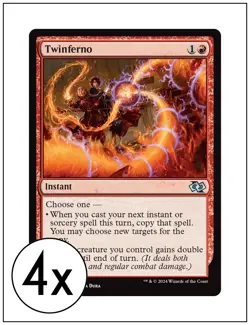 4x Twinferno, Magic the Gathering, MTG NM - Image 1