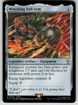 Wrecking Ball Arm Rare Commander: FINAL FANTASY 100 MTG Near Mint - Image 1