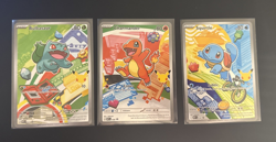 Pokemon TCG First Partner Illustration Collection Series 1 Kanto GEN 1 Starters - Image 1
