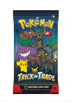 2024 Pokemon TCG Trick Or Trade Booster Pack (3 Cards Each) Factory Sealed - Image 1