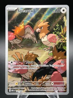 Spearow 151/132 Pokemon TCG Mega Evolution Full Illustration Rare Holo - Image 1