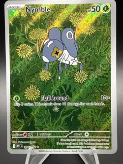 Pokemon TCG: Nymble 096/094 Phantasmal Flames Illistration Rare NM - Image 2