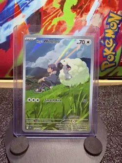Pokemon Hop's Wooloo 170/159 Journey Together Illustration Rare Holo - Image 1