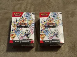 2x Pokemon Scarlet & Violet-Prismatic Evolutions Booster Bundle (6 Packs) Sealed - Image 1