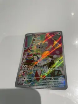 Pokemon TCG Minccino 182/162 Temporal Forces Illustration Rare - Image 3