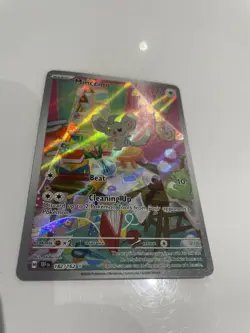 Pokemon TCG Minccino 182/162 Temporal Forces Illustration Rare - Image 5
