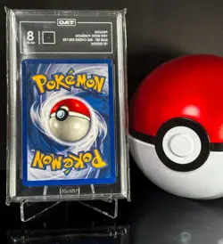 Red Cheeks Pikachu 1st Edition Shadowless 58/102 Pokemon Base Set TAG 8 NM-MT - Image 3