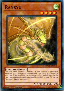Ranryu SDCH-EN010 Yu-Gi-Oh! Light PLay 1st Edition - Image 1