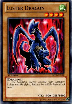 Luster Dragon BP01-EN111 Yu-Gi-Oh! 1st Edition Light Play - Image 1