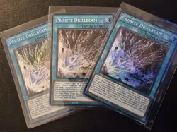 3x Primite Drillbeam BLMM Secret Rare Yugioh NM Playset - Image 1