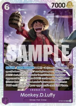 Monkey.D.Luffy [ST-26 - ST26-005] - NM [Foil] TCG One Piece - Image 1