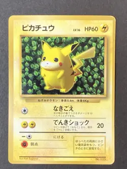 [P325]Pokemon Card Ivy Pikachu Glossy CoroCoro Promo No 025 Ken Sugimori Error - Image 1