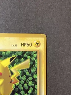 [P325]Pokemon Card Ivy Pikachu Glossy CoroCoro Promo No 025 Ken Sugimori Error - Image 3