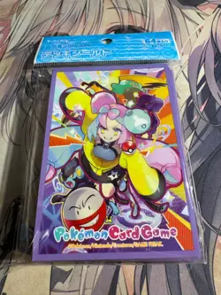 Pokemon Iono Official Deck 64 pcs Card Sleeve Protector Japanese - Image 1