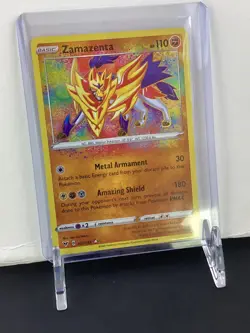 Zamazenta Holo Pokemon TCG Card 102/185 Vivid Voltage - Image 1