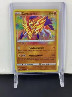 Zamazenta Holo Pokemon TCG Card 102/185 Vivid Voltage - Image 5