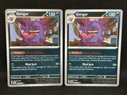 Pokemon TCG GENGAR Lot x2 Reverse Holo Perfect Order - Image 1