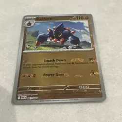 Boldore 047/086 Masterball Holo White Flare Common Pokemon Card TCG English - Image 2