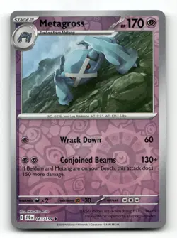 Metagross 063/159 - Journey Together Reverse Holo - Pokemon Card NM/M - Image 1