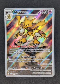TCG Pokemon Alakazam (MEP 009) - special exclusive card ETB promo Pokemon Center - Image 1