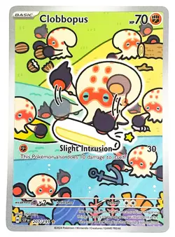 Pokemon TCG Surging Sparks illustration rare - Clobbopus 207/191 - Image 1