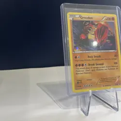 🔥 Pokemon Groudon XY52 Promokarte EN Holo Vintage ⭐ - Image 2