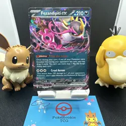 Near Mint Fezandipity ex 038/064 Pokemon Shrouded Fable Double Rare - Image 1