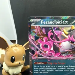 Near Mint Fezandipity ex 038/064 Pokemon Shrouded Fable Double Rare - Image 2