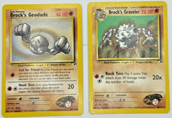 Pokemon Karte TCG Brocks Graveler 40+66/132 Gym Heros Vintage Englisch LP - Image 1