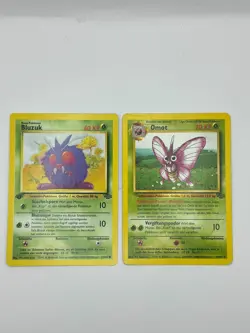 Pokemon Karte TCG Omot 29+63/64 1. Dschungel no Holo Rare Vintage Deutsch LP-GD - Image 2
