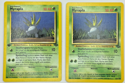 Pokemon Karte TCG Myrapla 58/64 1.Dschungel no Holo Rare Vintage WOTC Deutsch - Image 1