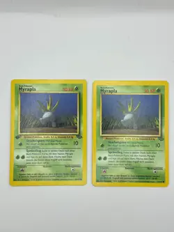 Pokemon Karte TCG Myrapla 58/64 1.Dschungel no Holo Rare Vintage WOTC Deutsch - Image 2