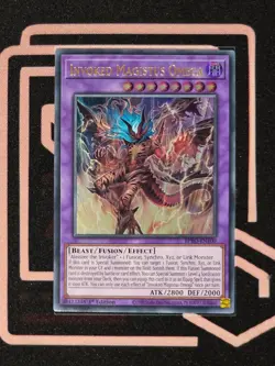 BPRO-EN100 Invoked Magistus Omega Ultra Rare 1st Edition YUGIOH - Image 1