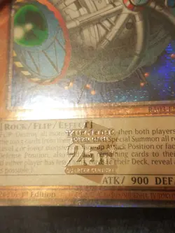 YUGIOH CYBER JAR RA03-EN095 Quarter Century Secret Rare 1st Edition NM - Image 2