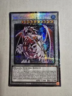 Yugioh! 1x Lancea Ancestral Dragon of the Ice Mountain RA05-EN045 Starlight Rare - Image 1